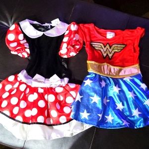 COPY - Toddler  Minnie and Wonder woman costume dresses